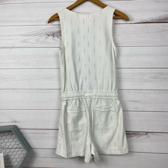 Athleta Grey Printed Farallon Romper Shorts Jumpsuit XXS - Picture 4 of 6